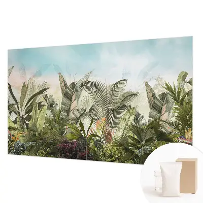 Papier peint intissé imprimé paradis tropical