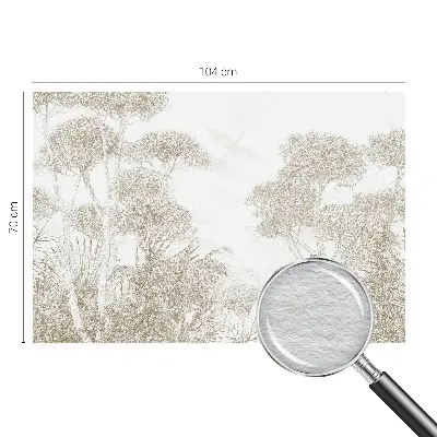 Papier peint photo grand format pour le mur végétation tropicale