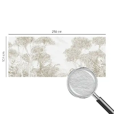 Papier peint photo grand format pour le mur végétation tropicale