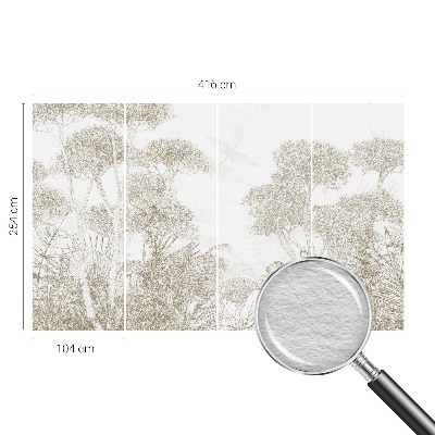 Papier peint panoramique Tropická vegetácia
