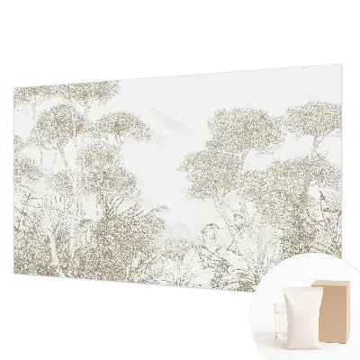 Papier peint photo grand format pour le mur végétation tropicale