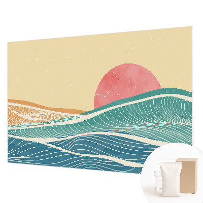 Papier peint panoramique intissé Morské vlny