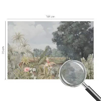 Papier peint photo imprimé sur tissu non tissé Paysage exotique