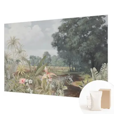 Papier peint photo imprimé sur tissu non tissé Paysage exotique