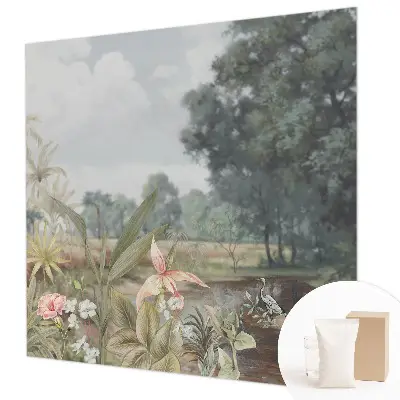 Papier peint photo imprimé sur tissu non tissé Paysage exotique