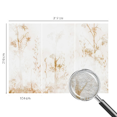 Papier peint panoramique chambre Botanická elegancia