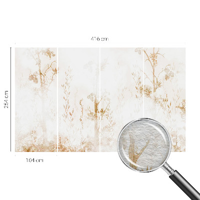 Papier peint panoramique chambre Botanická elegancia