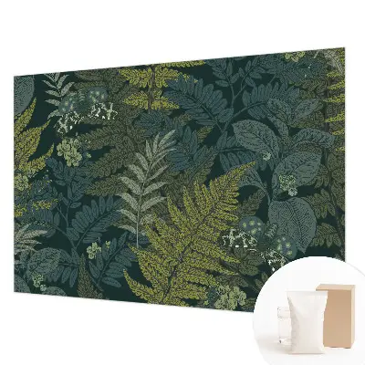 Papier peint photo sur tissu non tissé Élégance verte