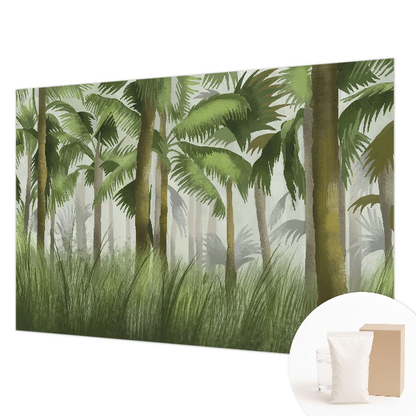 Papier peint panoramique chambre adulte Tropický les