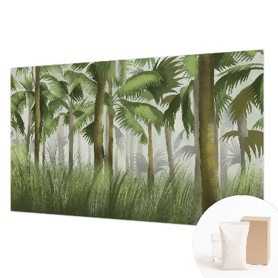 Papier peint panoramique chambre adulte Tropický les