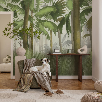 Papier peint panoramique chambre adulte Tropický les