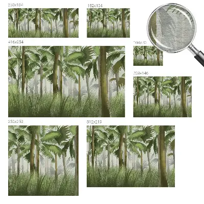 Papier peint intissé Forêt tropicale