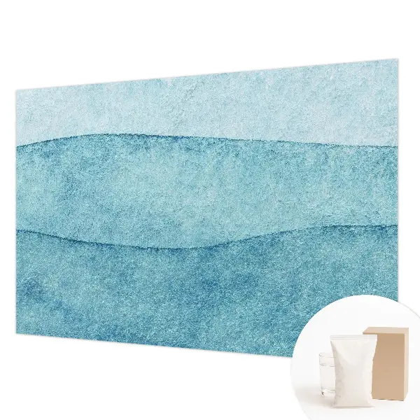 Papier peint photo grand format pour le mur Vagues bleues