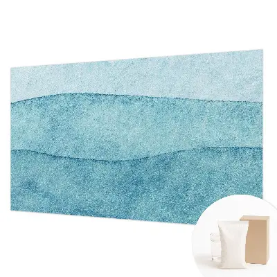 Papier peint photo grand format pour le mur Vagues bleues