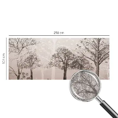 Papier peint photographique intissé Arbres délicats