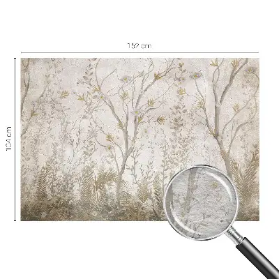 Papier peint photo imprimé sur tissu non tissé Un coin de forêt