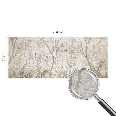 Papier peint photo imprimé sur tissu non tissé Un coin de forêt