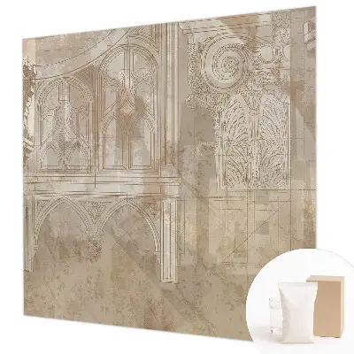 Papier peint intissé imprimé ornements historiques