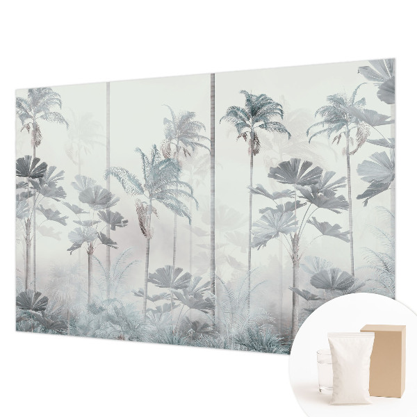 Papier peint photo intissé avec un motif de paysage tropical