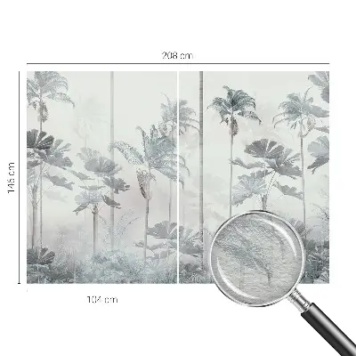 Papier peint photo grand format pour le mur paysage tropical