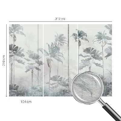 Papier peint photo grand format pour le mur paysage tropical