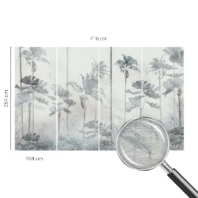 Papier peint photo grand format pour le mur paysage tropical