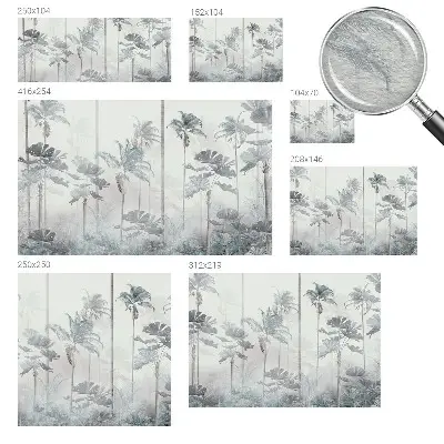 Papier peint photo grand format pour le mur paysage tropical