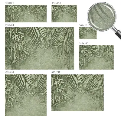 Papier peint photographique intissé Paradis de bambou