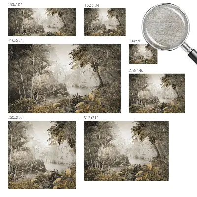 Papier peint photographique sur tissu non tissé Forêt tropicale