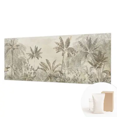 Papier peint photo imprimé sur tissu non tissé jungle tropicale
