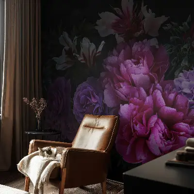 Papier peint intissé élégance florale