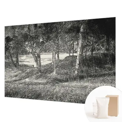 Papier peint photo grand format pour le mur Un paysage paisible