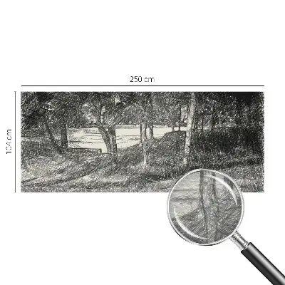 Papier peint photo grand format pour le mur Un paysage paisible