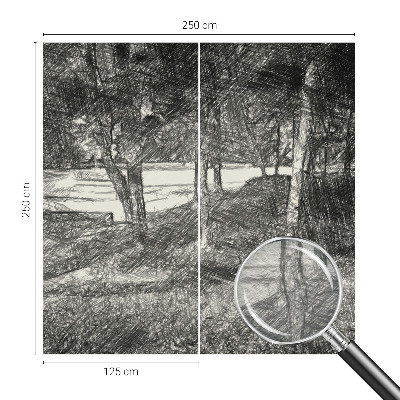 Papier peint salon moderne Pokojná krajina