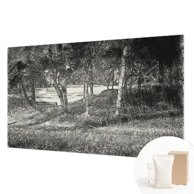 Papier peint photo grand format pour le mur Un paysage paisible