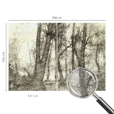 Papier peint photographique intissé Mélancolie de la forêt