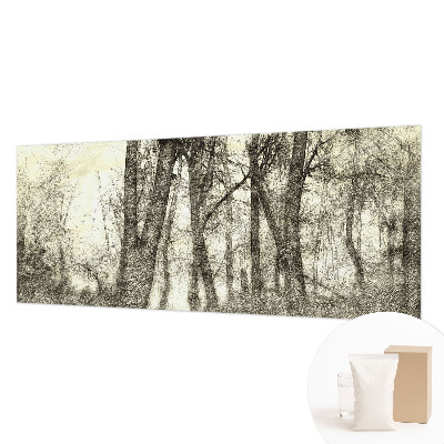Papier peint panoramique avec le motif « Lesná melanchólia »