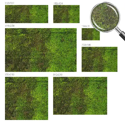 Papier peint intissé Tapis vert