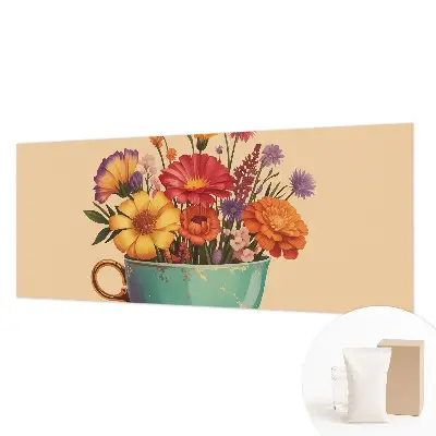 Papier peint photo imprimé sur tissu non tissé Un bouquet coloré