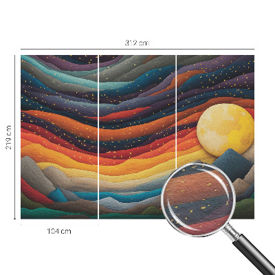 Papier peint photo Farebné hory