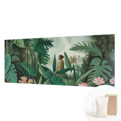 Papier peint photo imprimé sur tissu non tissé jungle exotique