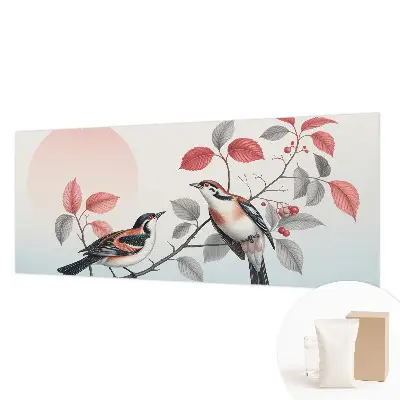 Papier peint photo grand format pour le mur oiseaux assis
