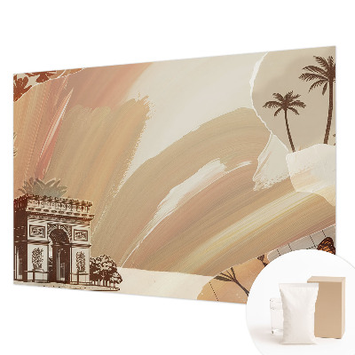 Papier peint panoramique chambre adulte Exotická cesta