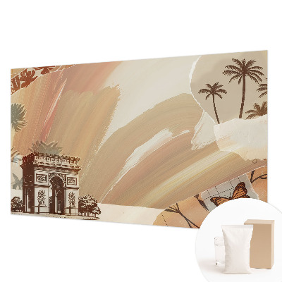 Papier peint panoramique chambre adulte Exotická cesta