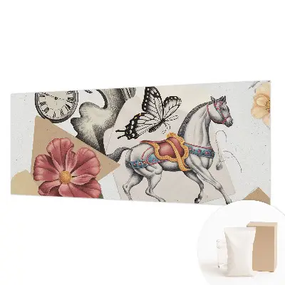 Papier peint photographique sur tissu non tissé Fleurs vintage
