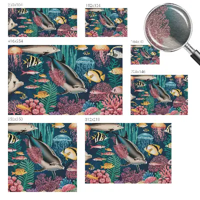 Papier peint intissé faune sous-marine
