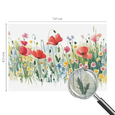 Papier peint photographique intissé prairie d'été