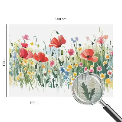 Papier peint photographique intissé prairie d'été