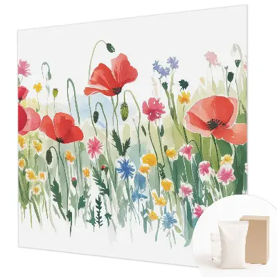 Papier peint photographique intissé prairie d'été