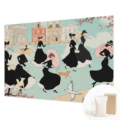 Papier peint intissé Femmes marchant